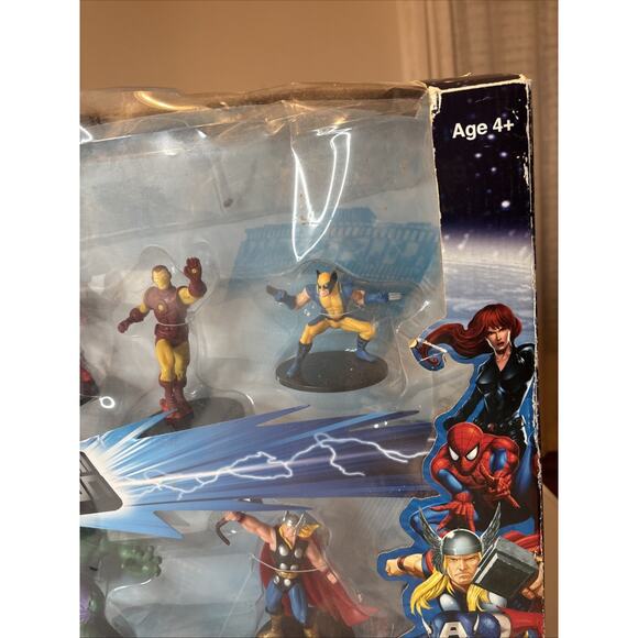 Marvel Super Team Collection 8 Pack Deluxe Figures Hulk Iron Man Captain America - Picture 6 of 16